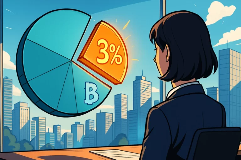 يوصي بنك Itaú Unibanco، أكبر بنك خاص في البرازيل، بتخصيص ما يصل إلى 3% من عملة البيتكوين. يمكن للحيازات الصغيرة طويلة الأجل التحوط من المخاطر.
